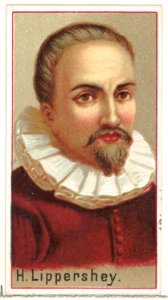 H. Lippershey, printer's sample for the World's Inventors souvenir album (A25) for Allen & Ginter Cigarettes MET DP838838