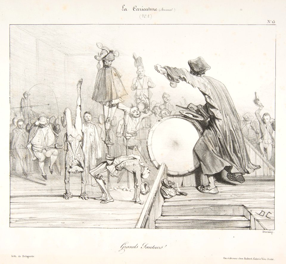Grands Sauteurs!, from La Caricature MET DP818590