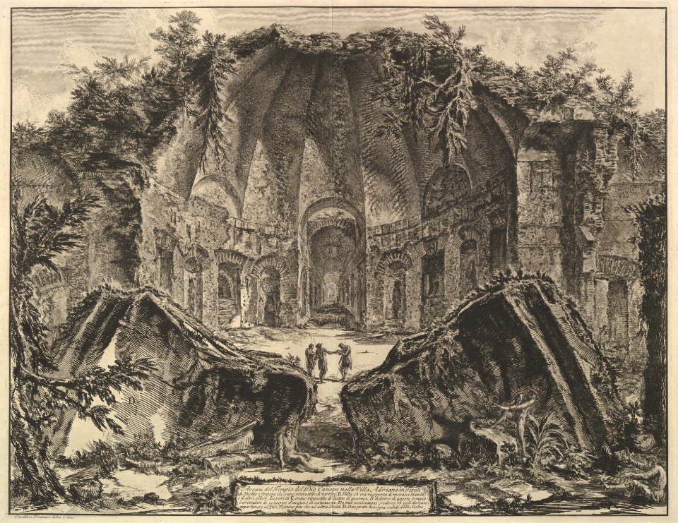 Hadrian's Villa- The Canopus (Avanzi del Tempio Dio Canopo nella Villa Adriana in Tivoli) MET DP828287