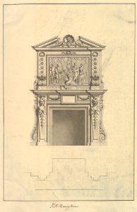 Hall Chimney-Piece, Houghton Hall, Norfolk MET DP829106