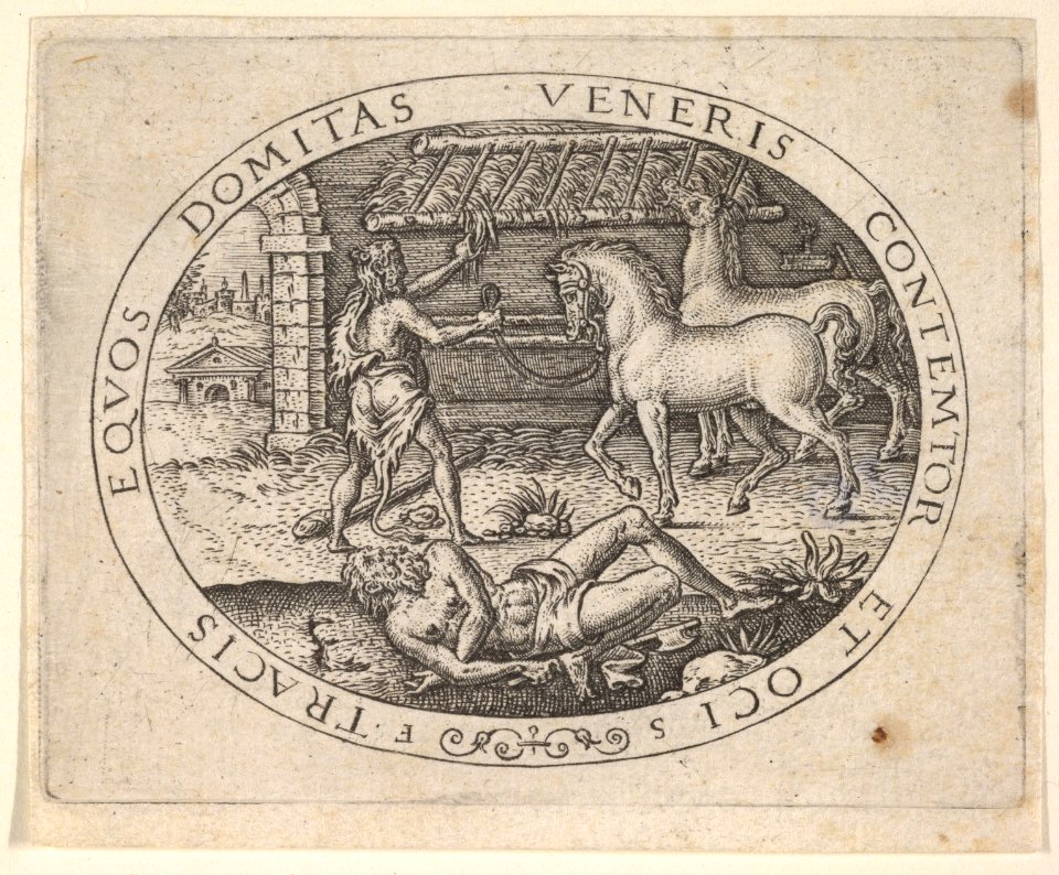 Hercules Stealing the Horses of Diomedes MET DP834096