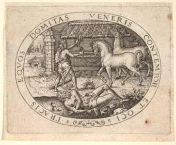 Hercules Stealing the Horses of Diomedes MET DP834096