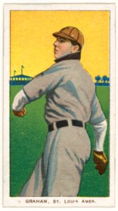 Graham, St. Louis, American League, from the White Border series (T206) for the American Tobacco Company MET DP843219
