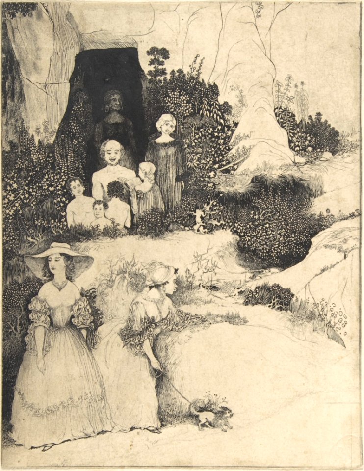 Group of Figures (drawing for a Review) MET DP805504