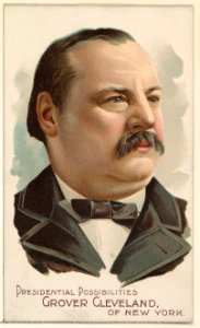 Grover Cleveland of New York, from the Presidential Possibilities series (N124) issued by Duke Sons & Co. to promote Honest Long Cut Tobacco MET DPB873733