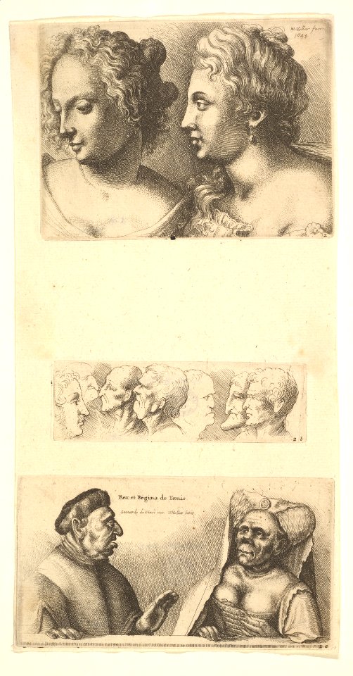 Heads of two young women MET DP823888