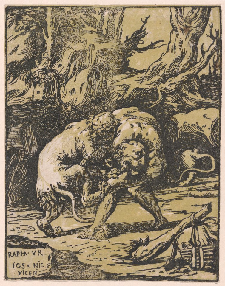 Hercules Strangling the Nemean Lion MET DP864189