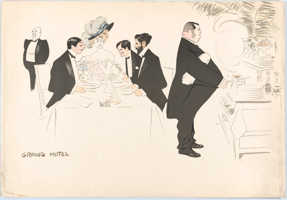 Grand Hotel (Henri Letellier, Marthe Letellier, SEM and Paul Helleu), from Monte Carlo, 2nd Serie MET DP874622