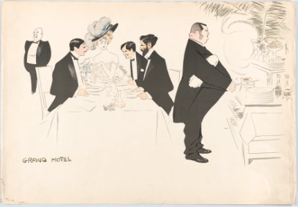 Grand Hotel (Henri Letellier, Marthe Letellier, SEM and Paul Helleu), from Monte Carlo, 2nd Serie MET DP874622