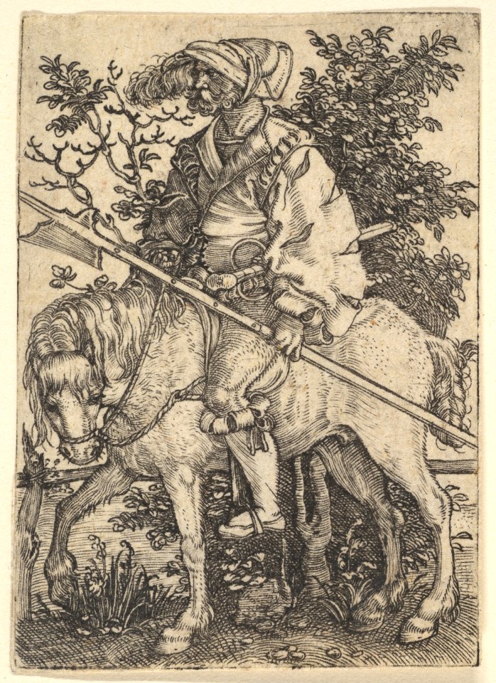 Halberdier on Horseback MET DP828642
