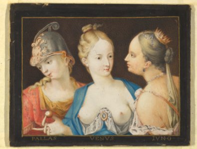 Heads of Goddesses (Pallas, Venus, Juno) MET DP823940