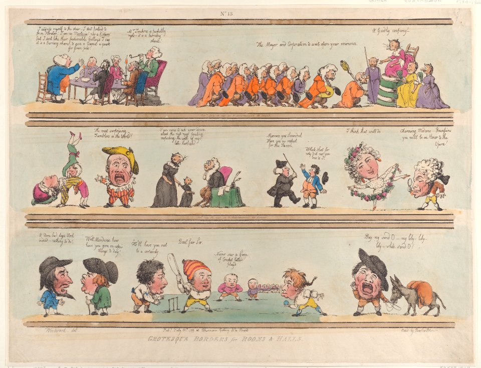 Grotesque Borders for Rooms & Halls, Plate 13 Met DP884447