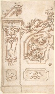 Half a Design for Ornament MET DP803647