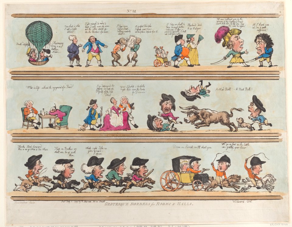 Grotesque Borders for Rooms & Halls, Plate 12 Met DP884448