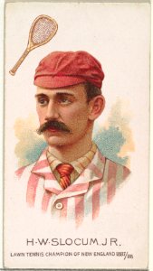 H.W. Slocum, Jr., Lawn Tennis Champion of New England 1887-88, from World's Champions, Series 2 (N29) for Allen & Ginter Cigarettes MET DP838246