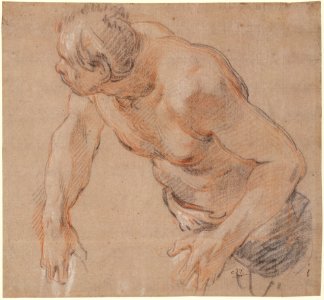 Half Figure of a Man, Nude to the Waist MET DT8045