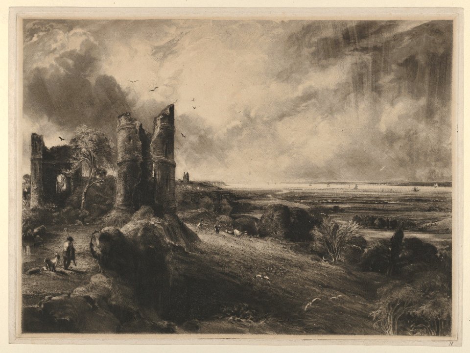 Hadleigh Castle- Large Plate MET DP837545