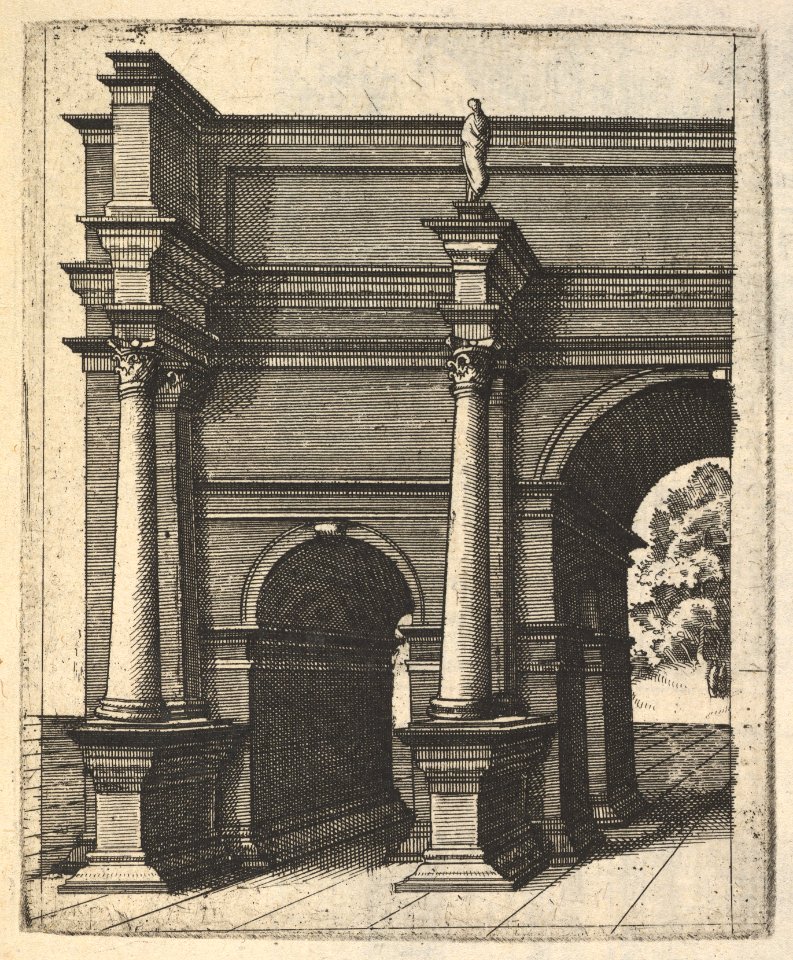 Half of an Arch -Arcus Lutii Septimi- from the series 'Ruinarum variarum fabricarum delineationes pictoribus caeterisque id genus artificibus multum utiles' MET DP823061