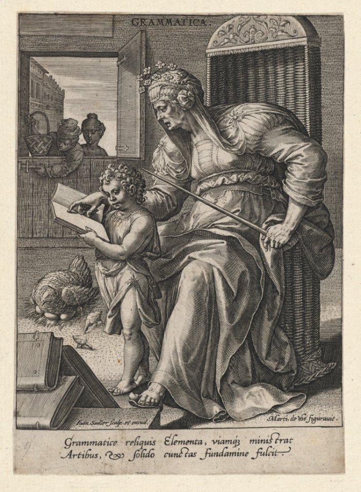 Grammatica, from The Seven Liberal Arts MET DP869281