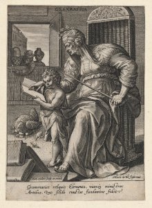 Grammatica, from The Seven Liberal Arts MET DP869281