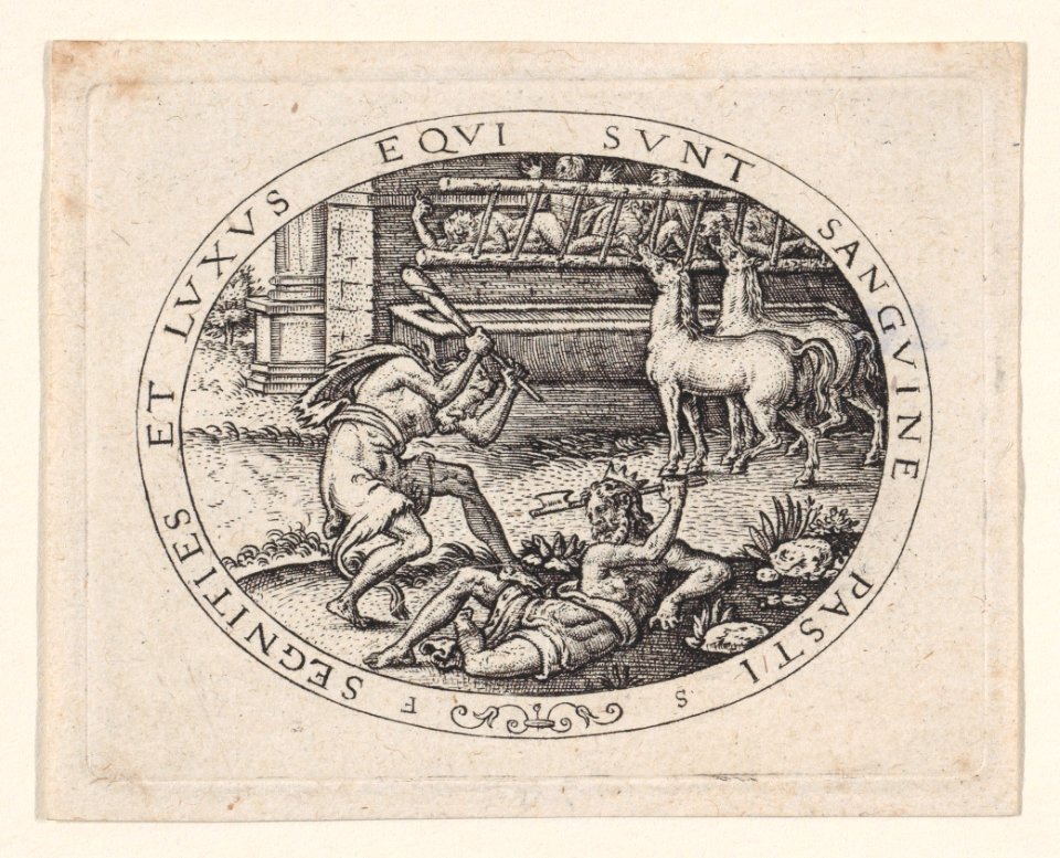 Hercules Killing Diomedes Met DP888035