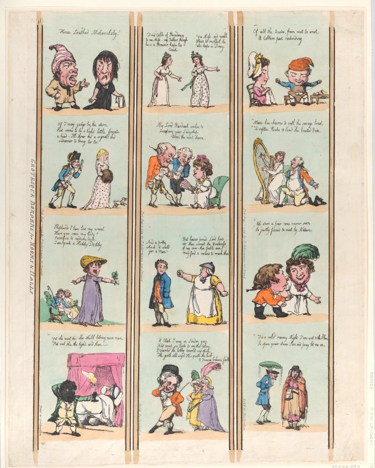 Grotesque Borders for Rooms & Halls, Plate 16 Met DP884444