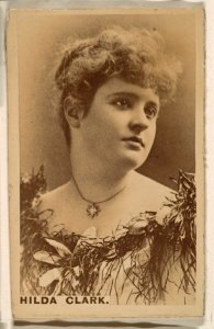 Hilda Clark, from the Actresses series (N246), Type 1, issued by Kinney Brothers to promote Sporting Extra Cigarettes MET DP859989