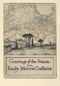 Greetings of the Season from Emily Morris Gallatin MET DP846184