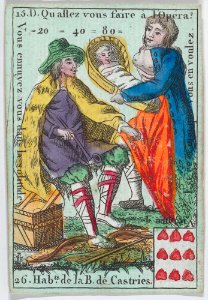 Hab.ts de la B. de Castries from playing cards "Jeu d'Or" MET DP862011