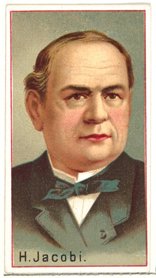 H. Jacobi, printer's sample for the World's Inventors souvenir album (A25) for Allen & Ginter Cigarettes MET DP838836