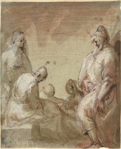 Group of Four Standing and Seated Figures and a Child MET DP802863