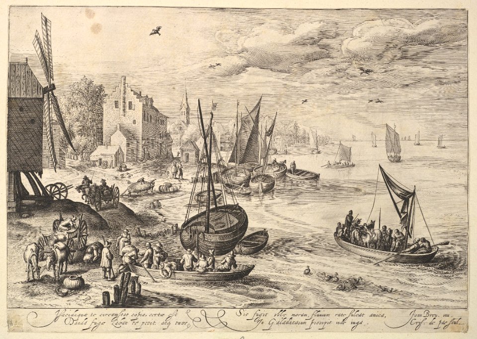 Harbor Scene MET DP825801