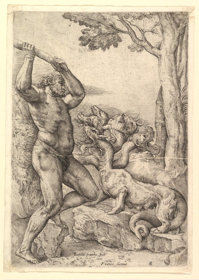 Hercules Killing the Hydra of Lerna MET DP819521