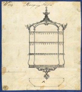 Hanging Shelves, from Chippendale Drawings, Vol. II MET DP118246