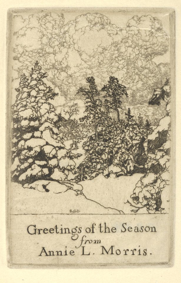 Greetings of the Season from Annie L. Morris MET DP846186