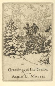 Greetings of the Season from Annie L. Morris MET DP846186