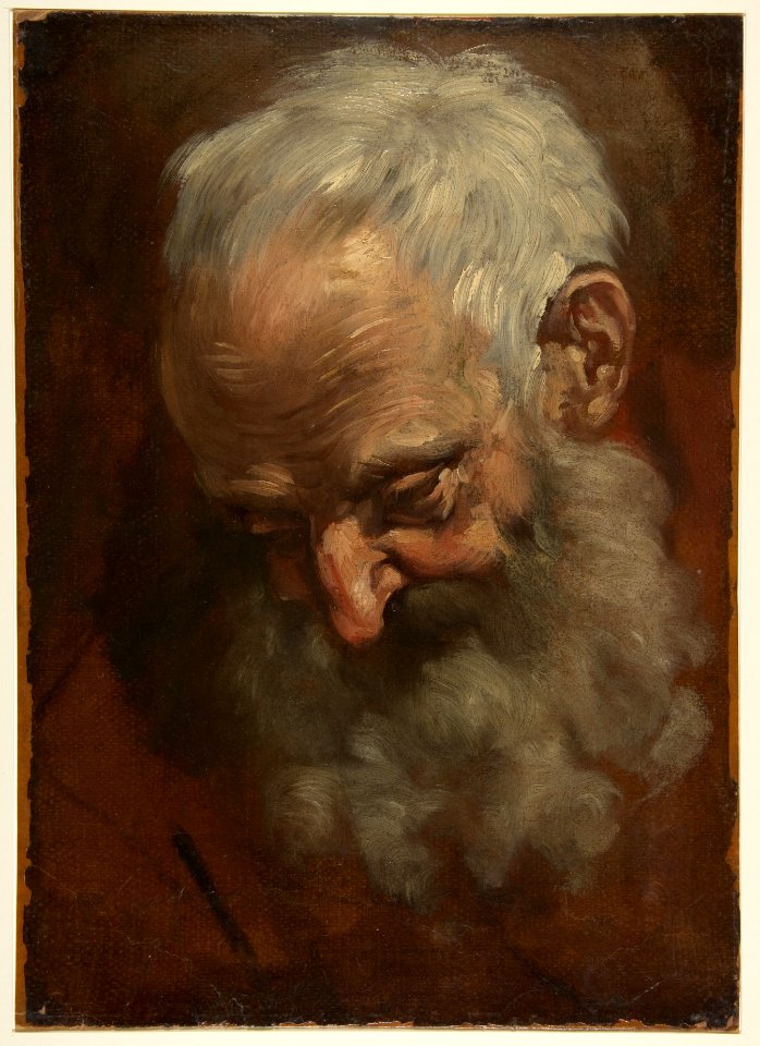Head of a Bearded Man (Nicodemus) MET DP812345