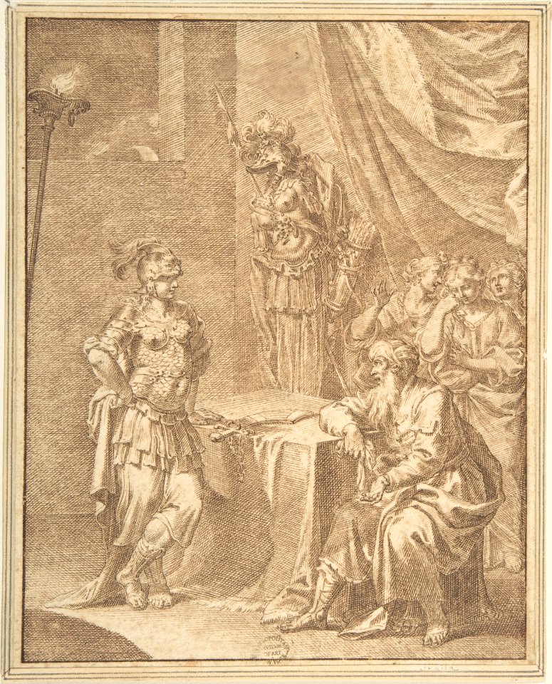 Historical Scene- Study for an Engraving MET DP802972
