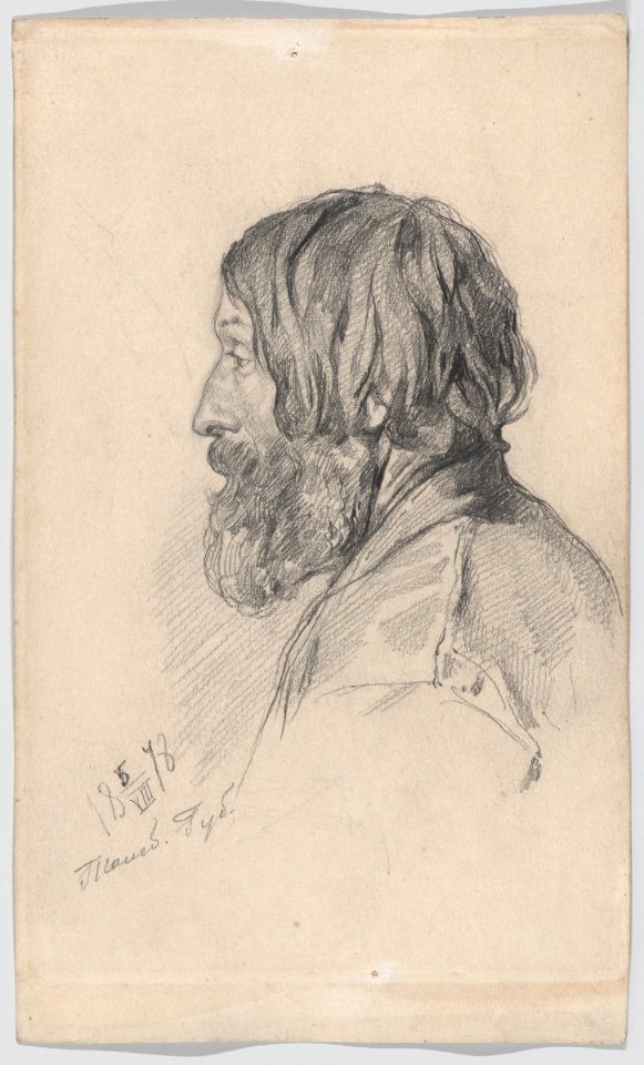 Head study of a Peasant from Tambov Governorate MET DP864073