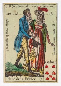 Hab.t de la France from Playing Cards (for Quartets) 'Costumes des Peuples Étrangers' MET DP274092