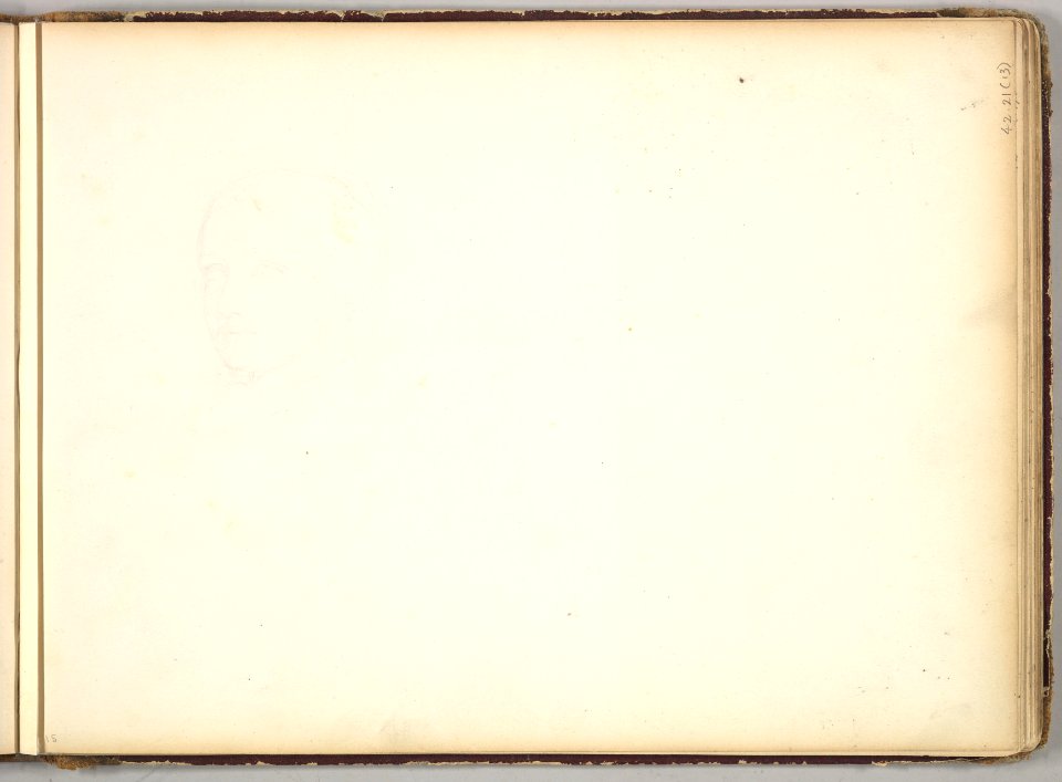 Head of a Boy or Youth (in Sketch Book With Drawings on Twenty-six Leaves) MET DP826425