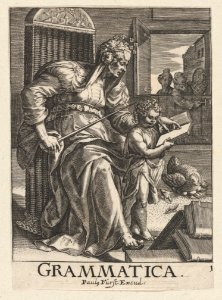 Grammatica, from The Seven Liberal Arts MET DP869280