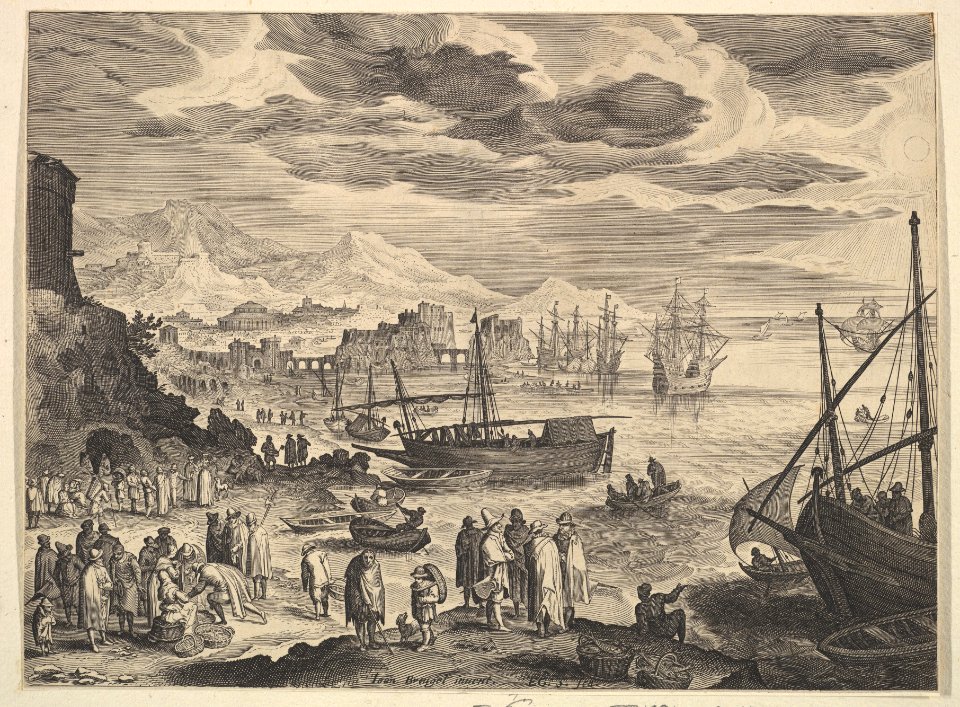 Harbor Scene MET DP825794