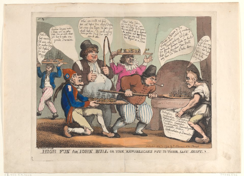 High Fun for John Bull, or the Republicans Put to their Last Shift Met DP884429