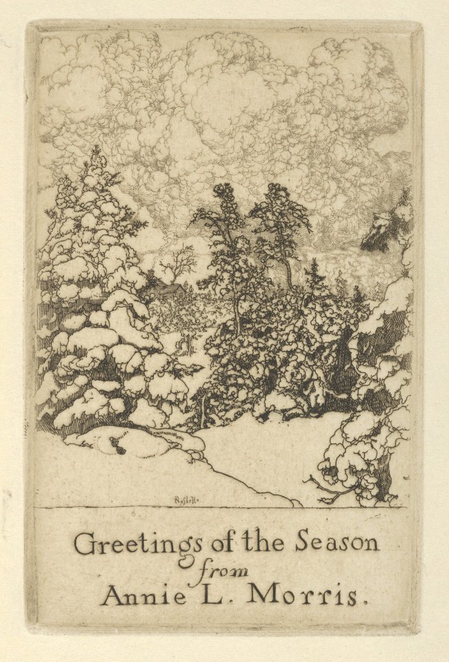 Greetings of the Season from Annie L. Morris MET DP846546