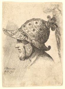 Helmeted head MET DP823796