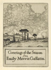 Greetings of the Season from Emily Morris Gallatin MET DP846544