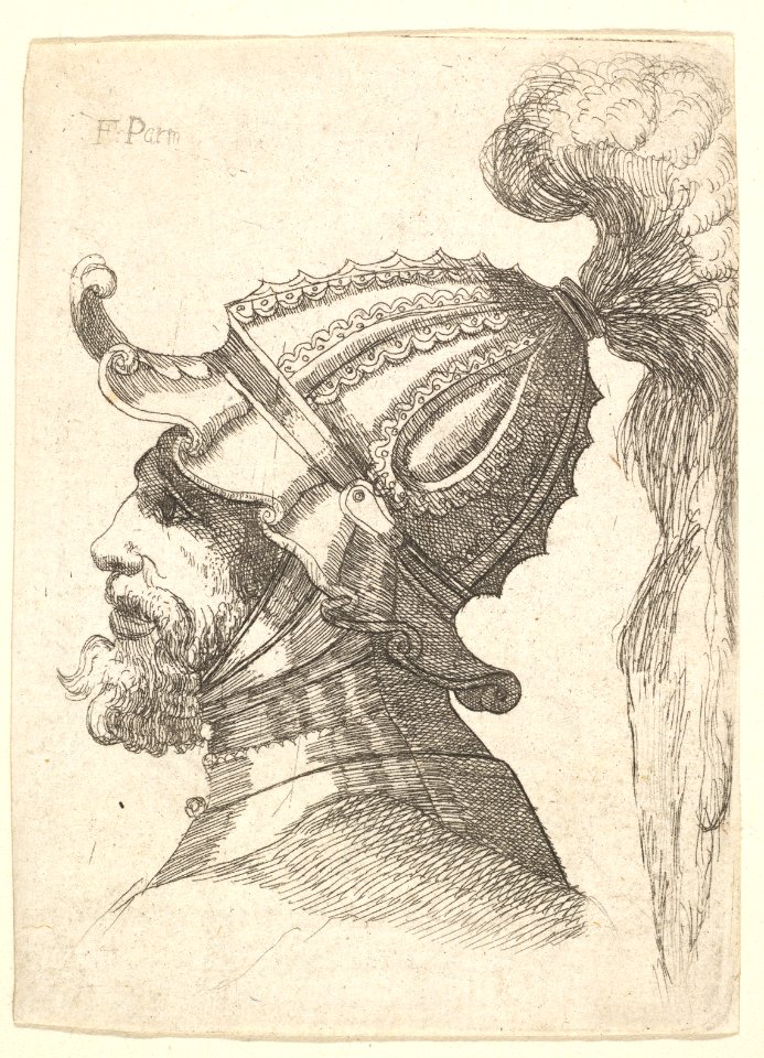 Helmeted head MET DP823794
