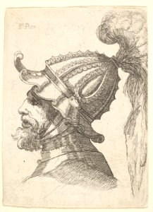 Helmeted head MET DP823794