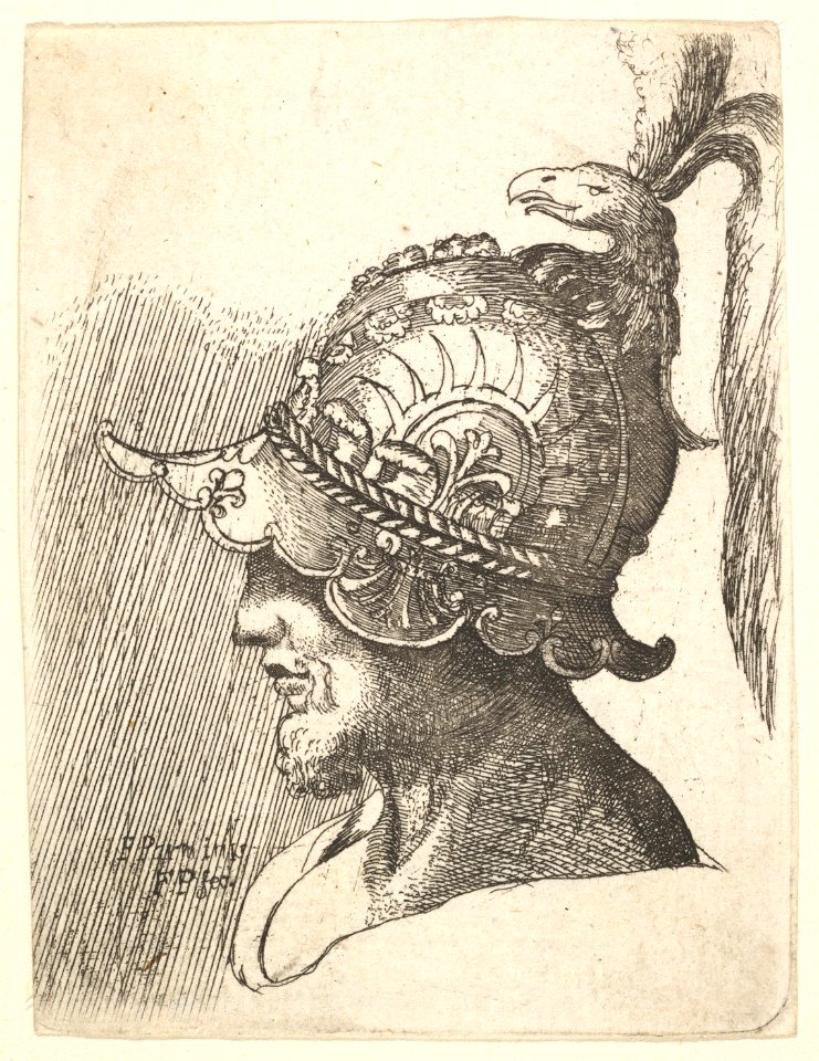 Helmeted head MET DP823797